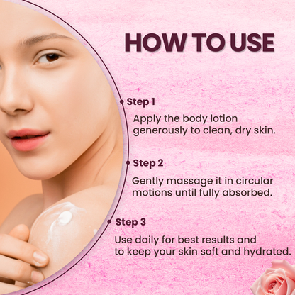 Jaquline USA Rose Love Body Lotion 250ml