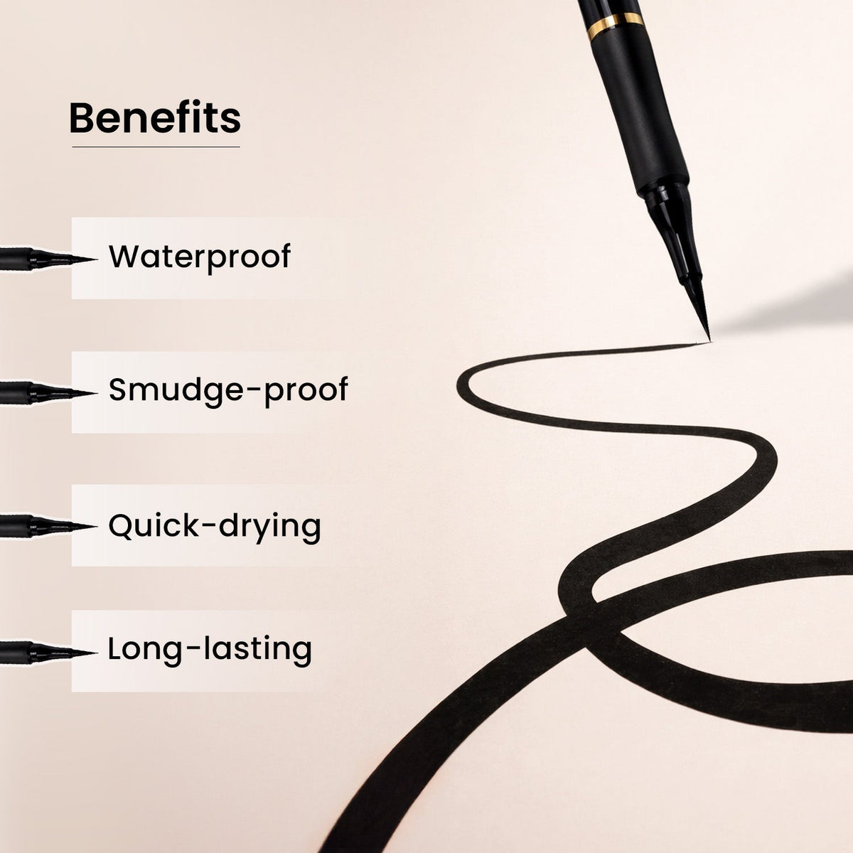 bold felt tip eyeliner