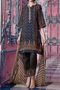 Komal's FE-118 Formal Embroidered Chiffon 3PC Suit