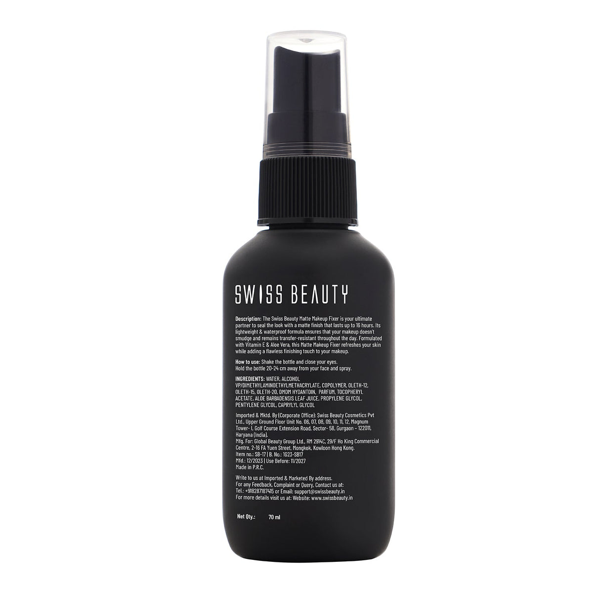 Matte Makeup Fixer