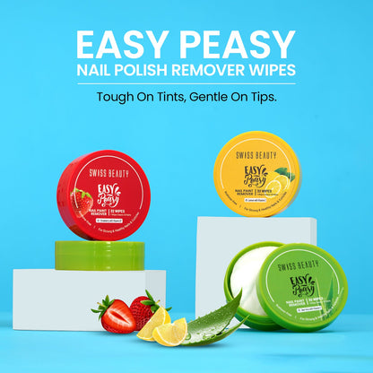 Easy-Peasy Nail Polish Remover Wipes