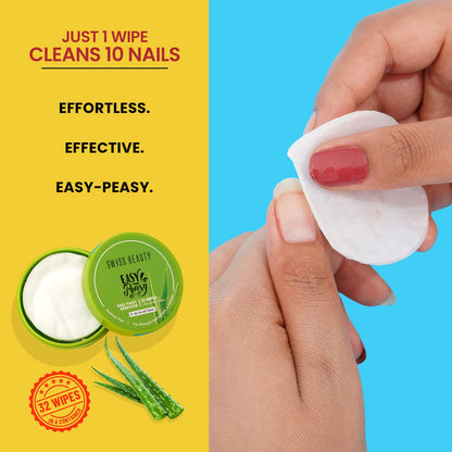 Easy-Peasy Nail Polish Remover Wipes