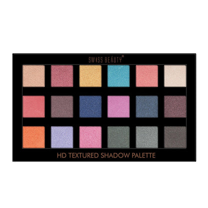 18 Color Eyeshadow Hd Textured