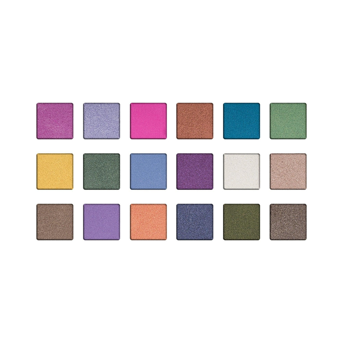 18 Color Eyeshadow Hd Textured