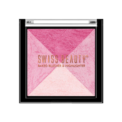 2-in 1- Baked Blusher & Highlighter