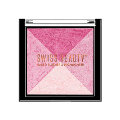 2-in 1- Baked Blusher & Highlighter