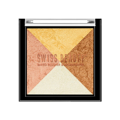 2-in 1- Baked Blusher & Highlighter