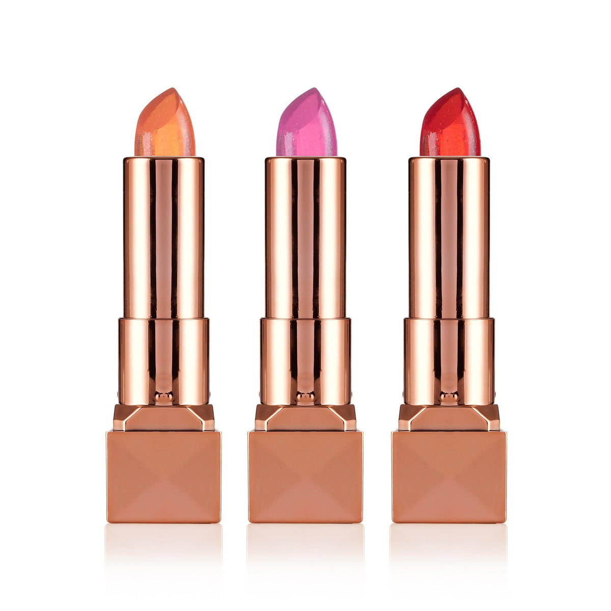 Glitter Color Change Lipstick - Set of 3