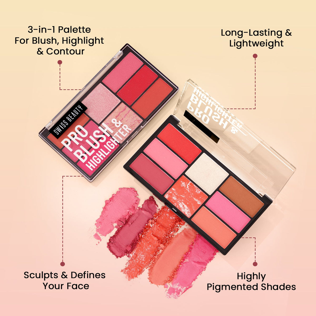 Pro Blush & Highlighter Palette
