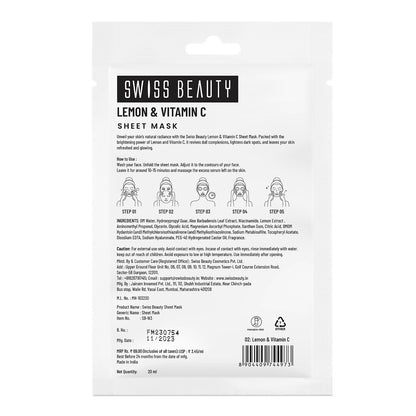 Lemon & Vitamin C Sheet Mask