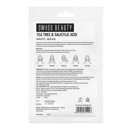 Tea tree & Salicylic Acid Sheet Mask