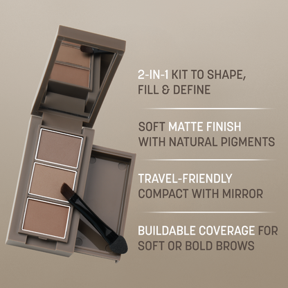 Sensational 3 Color Eyebrow Kit