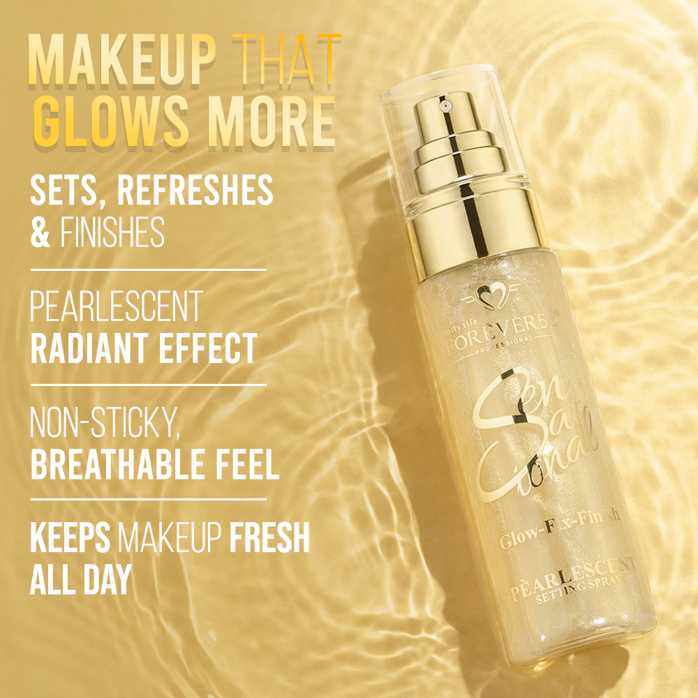 Sensational Glow Fix Finish Pearlescent Setting Spray