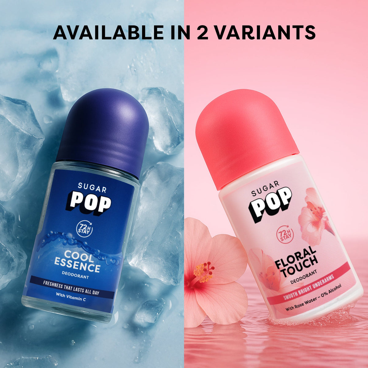 SUGAR POP Cool Essence Roll on Deodorant 50ml 