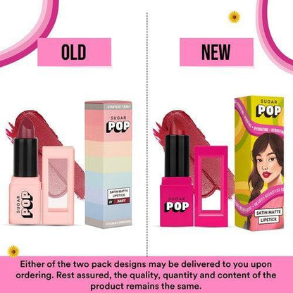 SUGAR POP Satin Matte Lipstick - 02 Lily