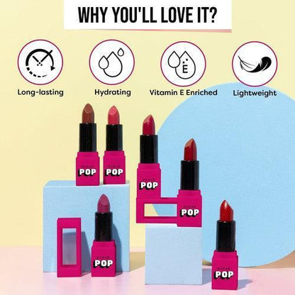 SUGAR POP Satin Matte Lipstick - 04 Orchid (Gift)
