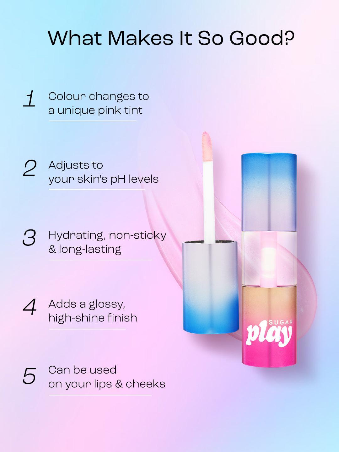 SUGAR Play Mega Hype Colour Changing Lip Oil (TOI)
