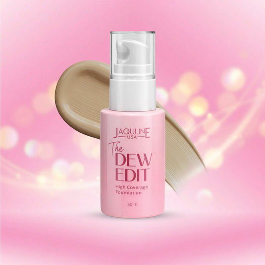 Jaquline USA The Dew Edit High Coverage Foundation (30 ml)- Sand 03