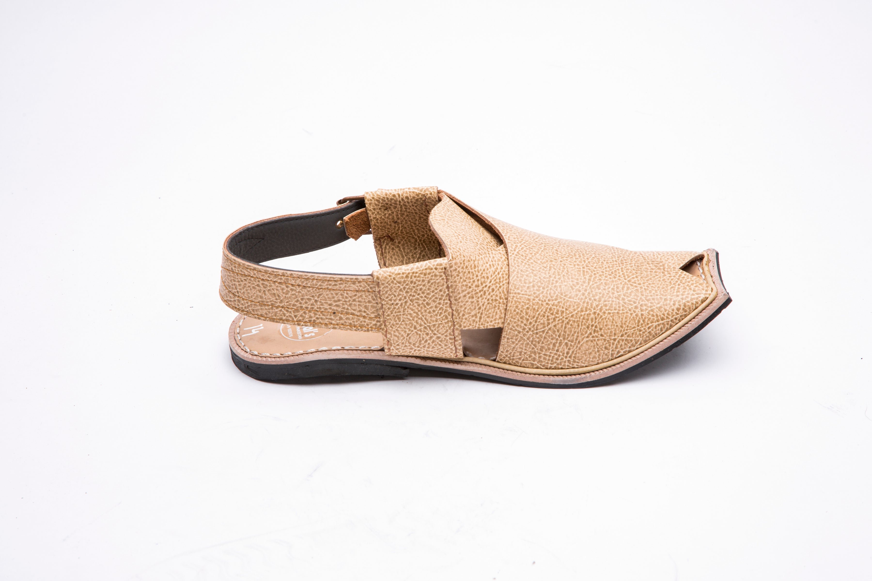 Komal's KMPC106 Plain Peshawari Chappal