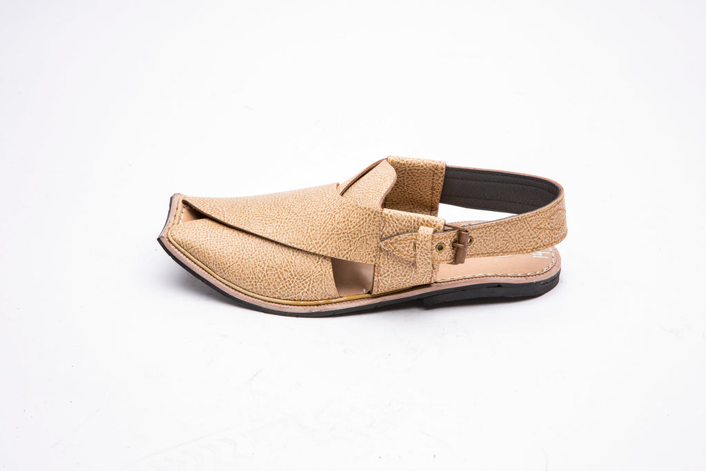 Komal's KMPC106 Plain Peshawari Chappal