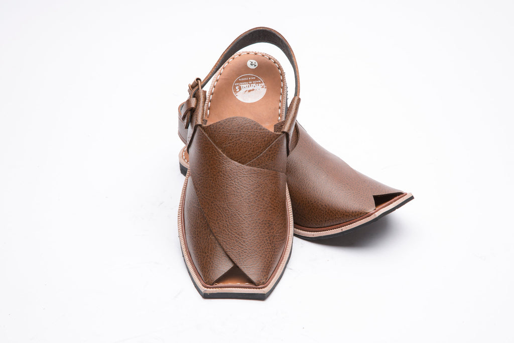 Komal's KMPC107 Plain Peshawari Chappal