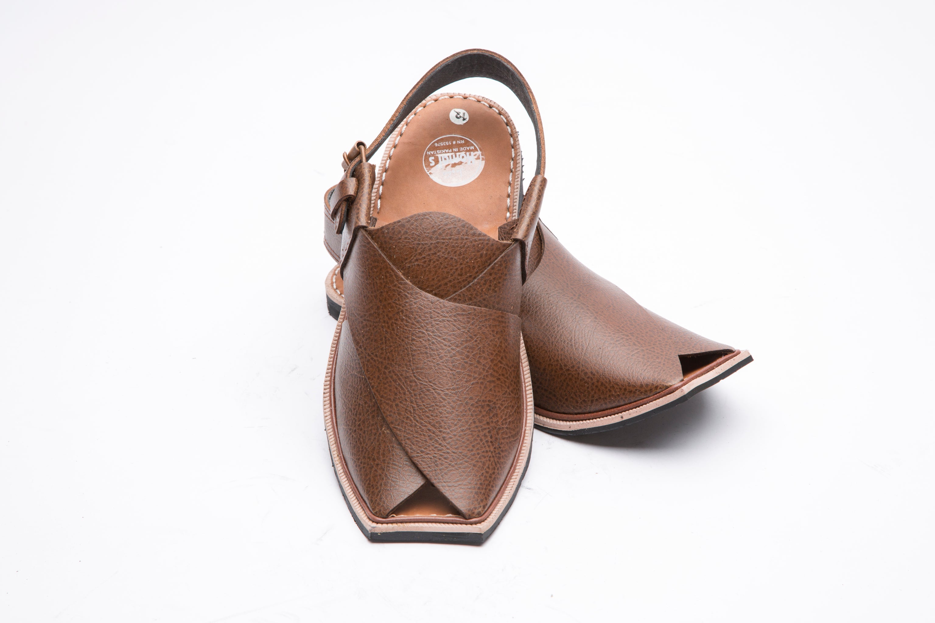 Komal's KMPC107 Plain Peshawari Chappal