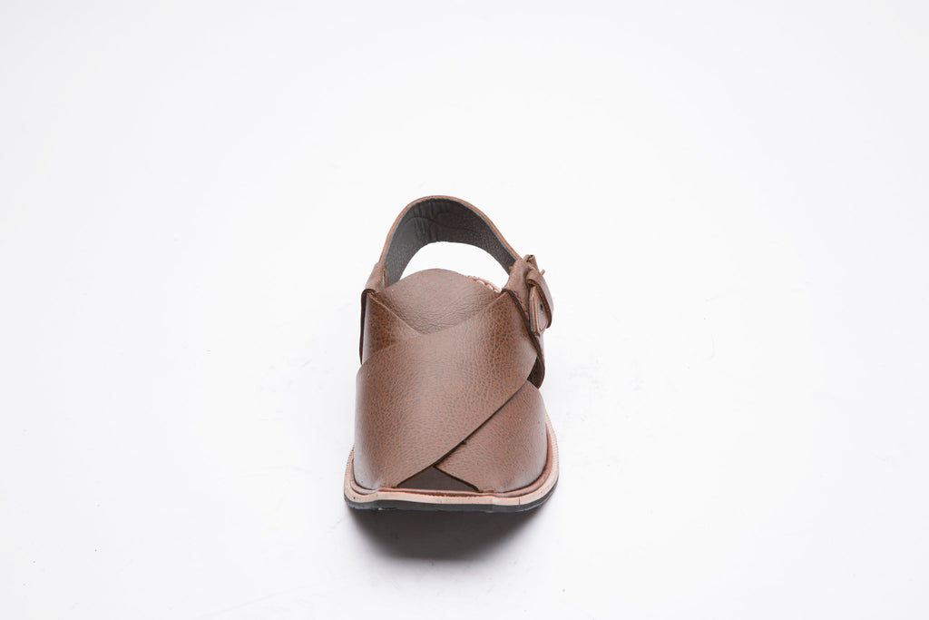 Komal's KMPC107 Plain Peshawari Chappal