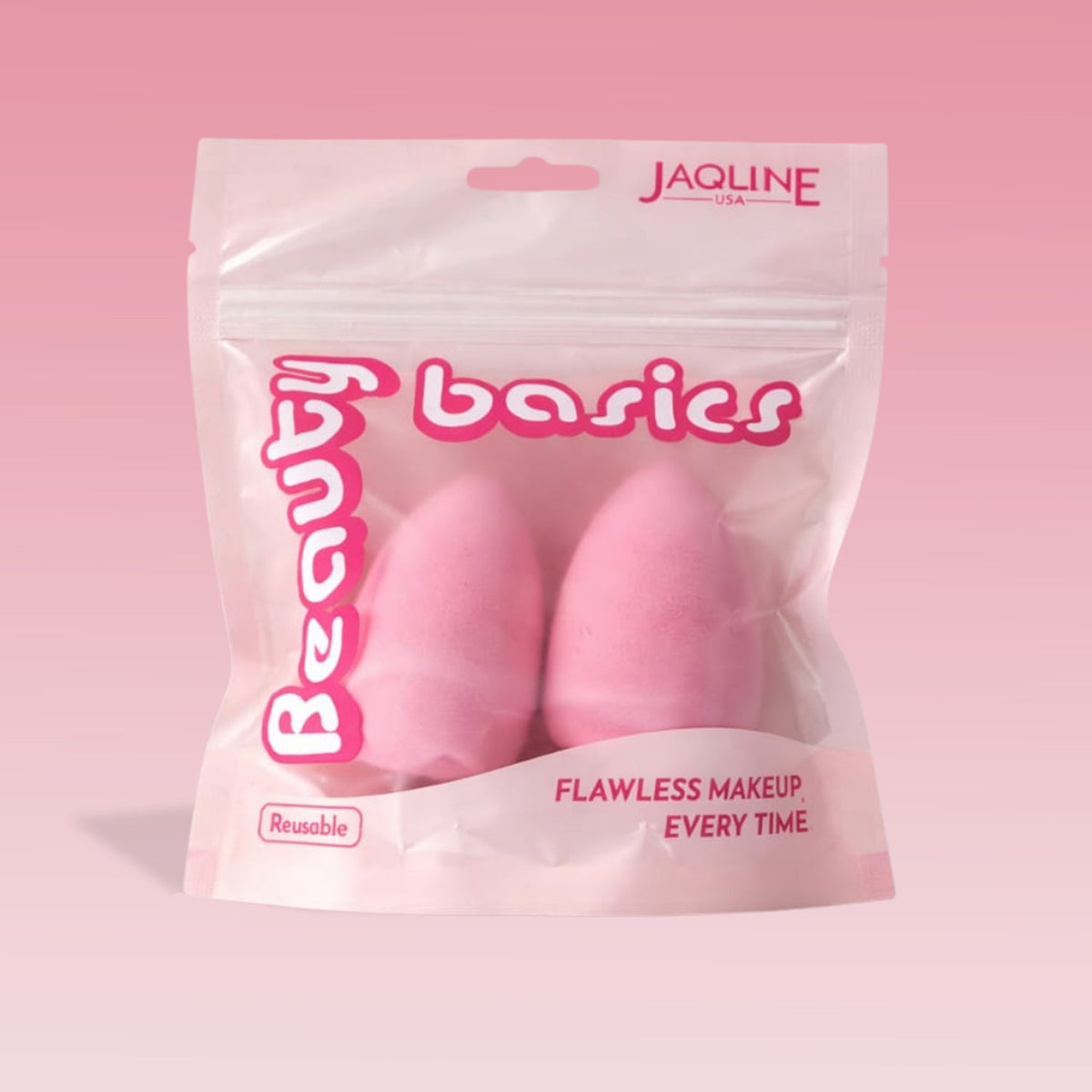 JAQULINE USA Makeup Blender Sponge Slanted Cut for Foundation Concealer Contour Blending Soft Latex Free Beauty Sponge Flawle