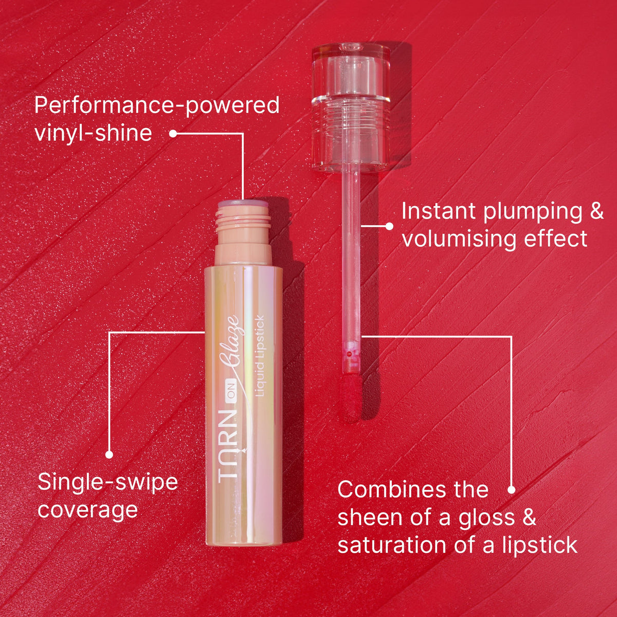 Select Turn on Glaze Liquid Lipsticks