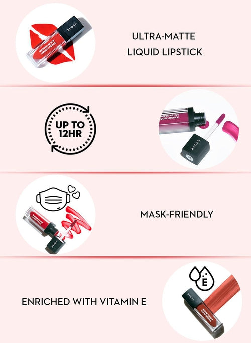 Smudge Me Not Liquid Mini Lipstick - 21 Aubergine Queen (Blackened Burgundy) (TOI)