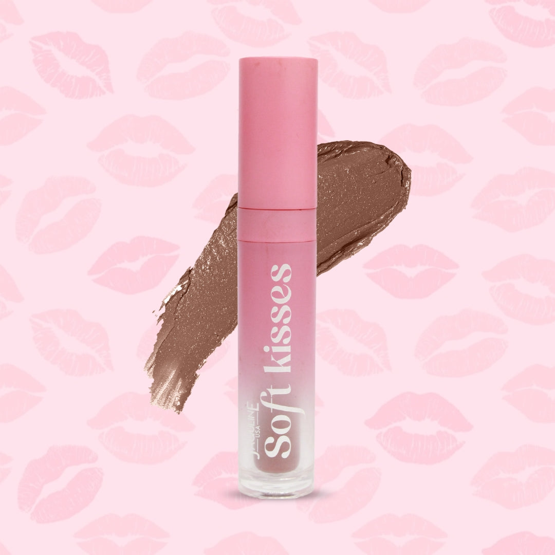 Jaquline USA Soft Kisses Liquid Lipstick long lasting, Matte Finish & Silky-Smooth Texture, Enriched with Hyaluronic Acid & V