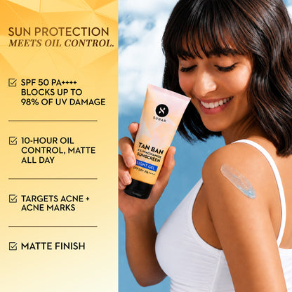 Tan Ban 4% Niacinamide Sunscreen Light Gel 10 ML (Mini)