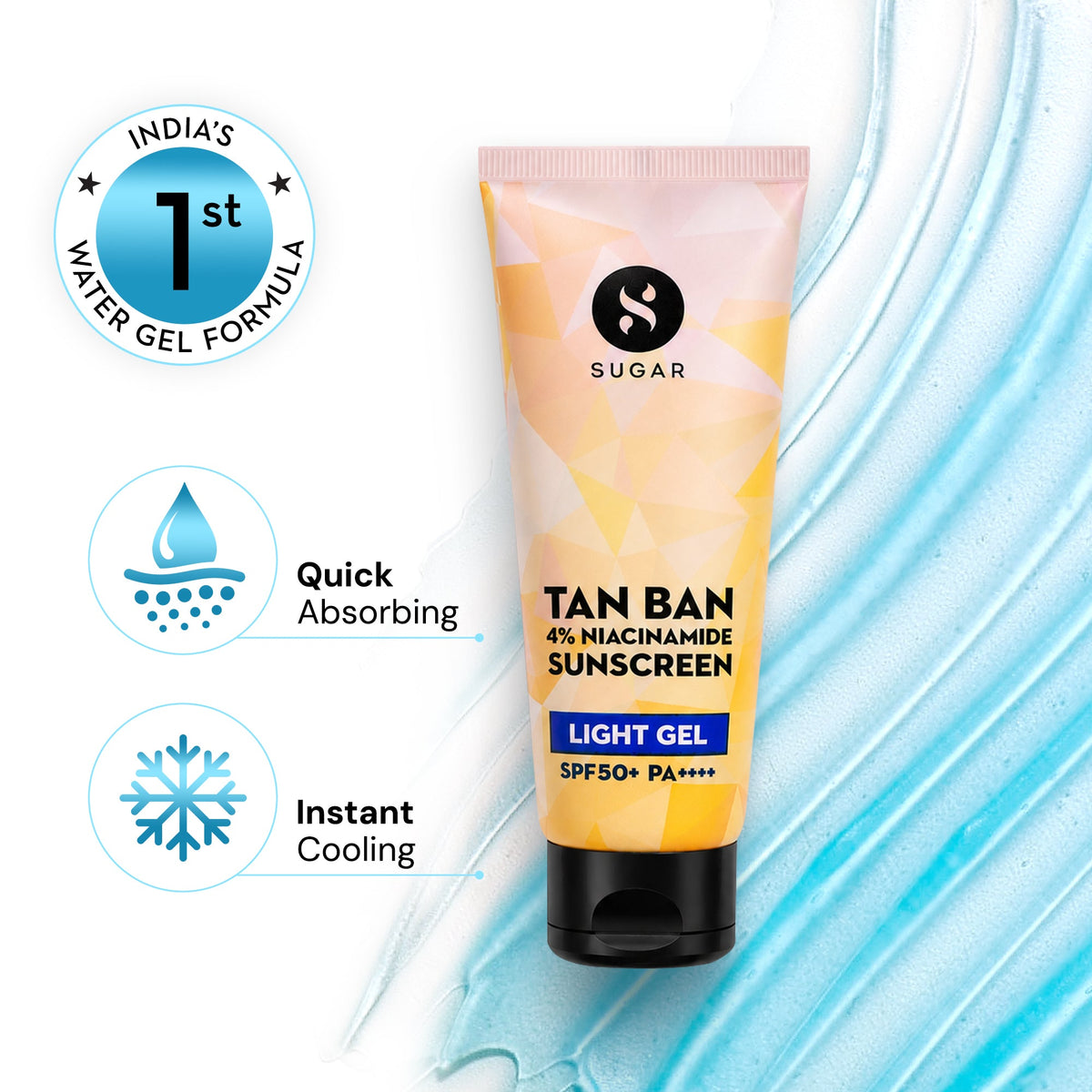 Tan Ban 4% Niacinamide Sunscreen Light Gel 10 ML (Mini)
