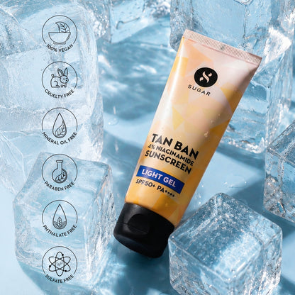 Tan Ban 4% Niacinamide Sunscreen Light Gel