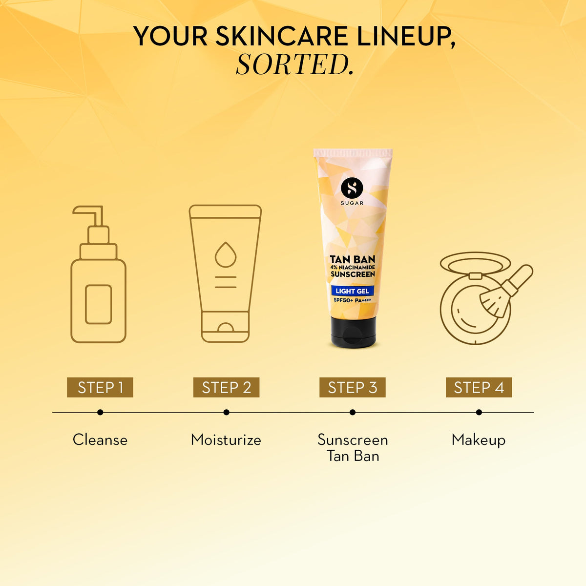 Tan Ban 4% Niacinamide Sunscreen Light Gel