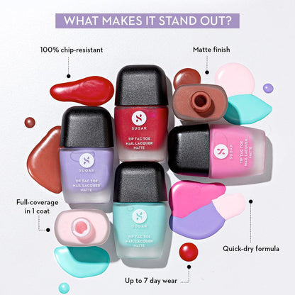Tip Tac Toe Nail Lacquer Matte (TOI)