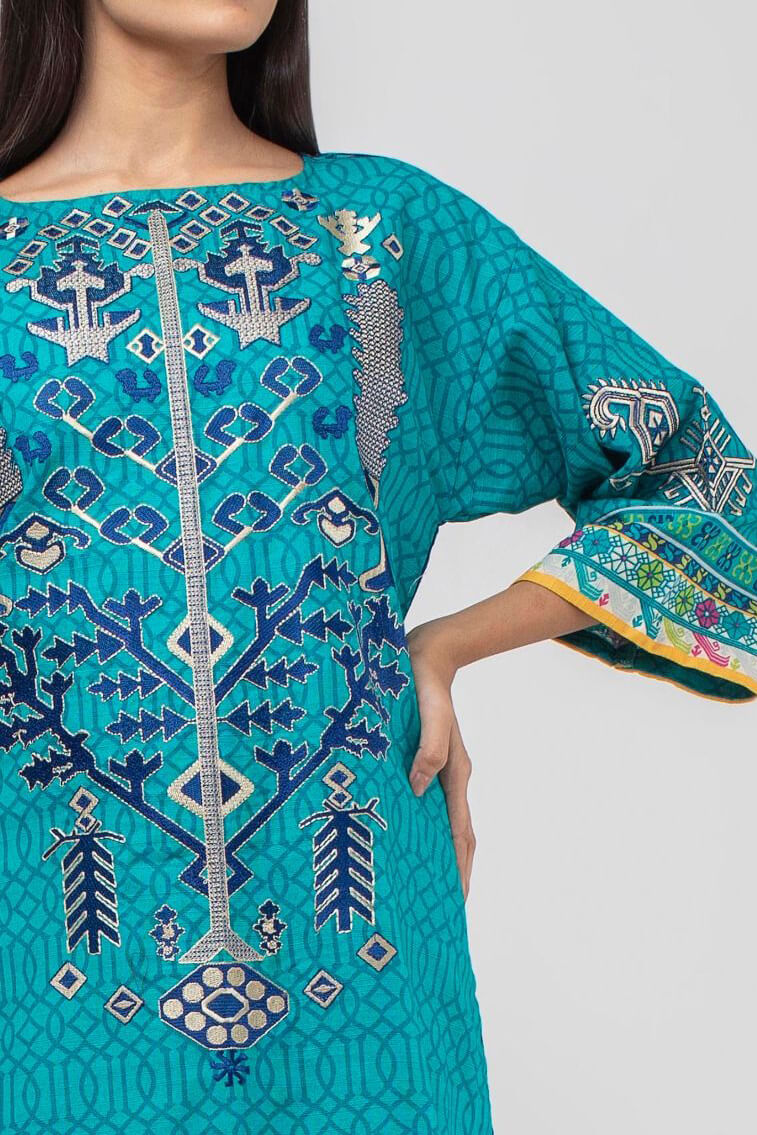 Komal's KETPE-K18407 Embroidered Kurti