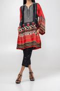 Komal's Satin Printed Kurti