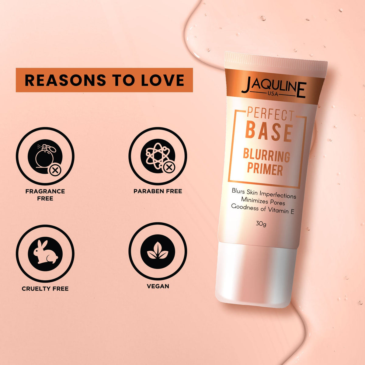 Jaquline USA Perfect  Base Blurring Primer 30g